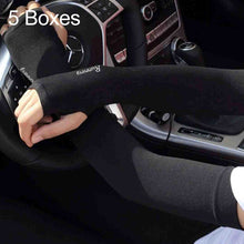 5 Boxes New Style Ice Silk Sleeves Fresh and Cool UV Protection Oversleeve, Open Fingers Style, Open Fingers Style