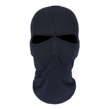 Balaclava Style Unisex Elastic Lycra Dual Holes Biking Head Mask, BT-09 Head Mask(Black)