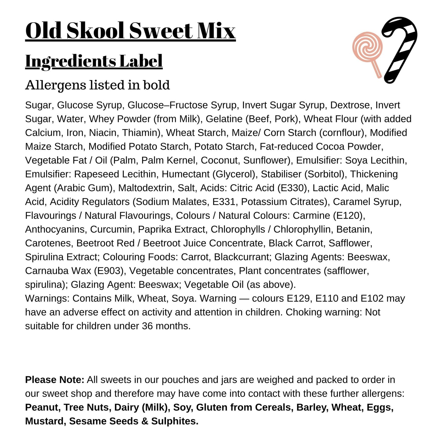 Old Skool Sweet Mix