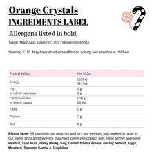 Orange Crystals