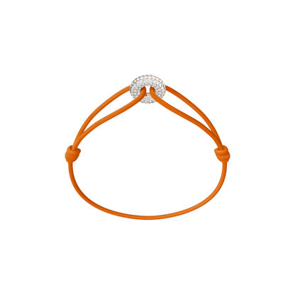 Mini Rose Soho Pavé Cord Bracelet