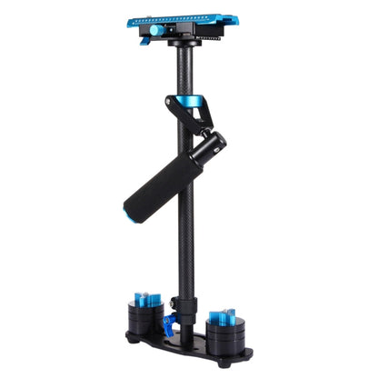 PULUZ 38.5-61cm Carbon Fibre Handheld Stabilizer for DSLR & DV Digital Video & Cameras, Load Range: 0.5-3kg, P60T Blue, P60T Red