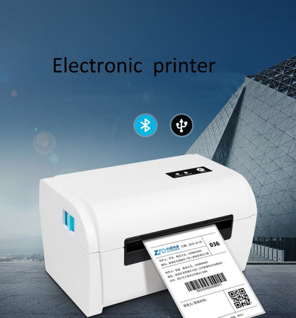 ZJ-9200 Portable USB Port Thermal Bluetooth Ticket Printer with Holder, USB + Bluetooth