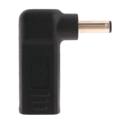 USB-C / Type-C Female to 4.5 x 3.0mm Male Plug Elbow Adapter Connector, 4.5 x 3.0mm Elbow Black, 4.5 x 3.0mm Elbow Blue