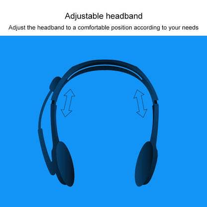 Logitech H110 Dual 3.5mm Audio Plugs Stereo Headset, H110
