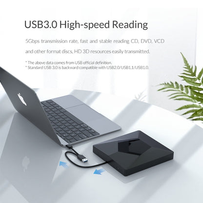 ORICO DVD-XD007 Portable USB 3.0 Interface External CD DVD Optical Drive CD/DVD-RW Recorder