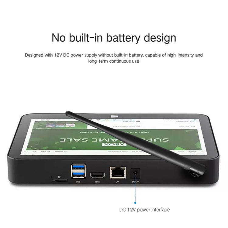 PiPo X11 TV Box Style Tablet Mini PC, 3GB+64GB, 9.0 inch Windows 10 Intel Celeron J4105 Quad Core up to 2.8GHz, US/EU Plug
