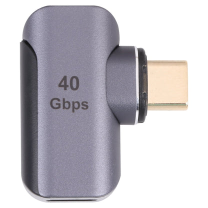 40Gbps USB-C / Type-C Male to Female Elbow Adapter, Type-C 4.0 M to F Elbow