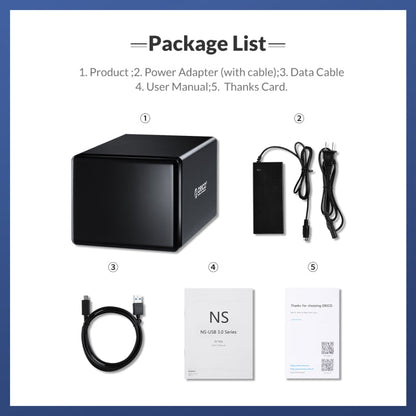 ORICO NS800U3 3.5 inch 8 Bay USB 3.0 Hard Drive Enclosure, NS800U3