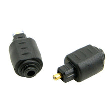EMK Round Port to Square Port Conversion Head Optical Fiber Adapter Audio Adapter, Round Port to Square Port
