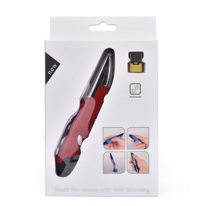 PR-06 4-keys Smart Wireless Optical Mouse with Stylus Pen Function, Red, Grey, Blue