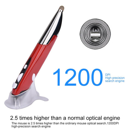 PR-06 4-keys Smart Wireless Optical Mouse with Stylus Pen Function, Red, Grey, Blue