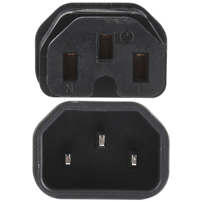 C13 to C15 Groove AC Power Plug Adapter Converter Socket, C13 to C15 Groove