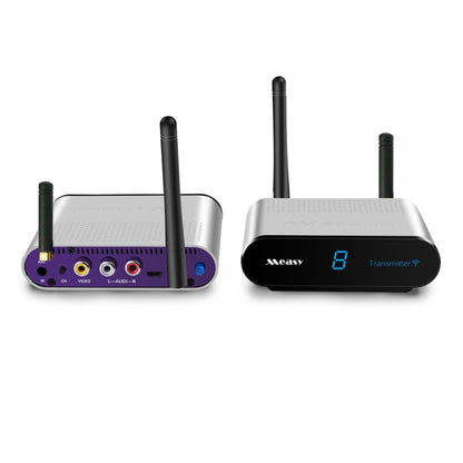 Measy AV540 5.8GHz Wireless Audio / Video Transmitter and Receiver with Infrared Return Function, Transmission Distance: 400m, AV540 Silver
