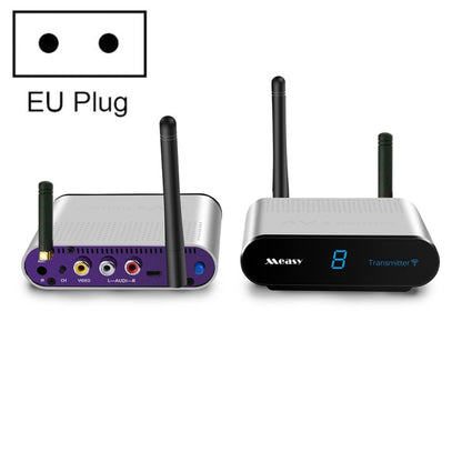 Measy AV230 2.4GHz Wireless Audio / Video Transmitter and Receiver with Infrared Return Function, Transmission Distance: 300m, EU Plug, AV230 Silver
