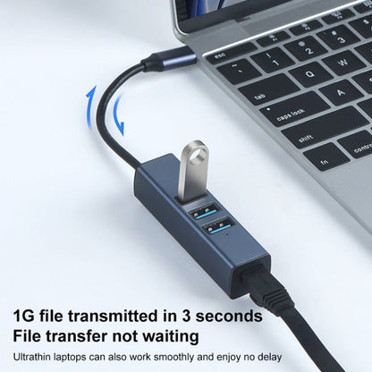 RDS 6307-4 USB-C / Type-C to USB3.0 + Triple USB2.0 4 in 1 HUB Adapter, 6307-4