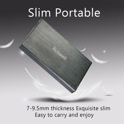 Richwell SATA R23-SATA-2TB 2TB 2.5 inch USB3.0 Interface Mobile Hard Disk Drive, 2TB