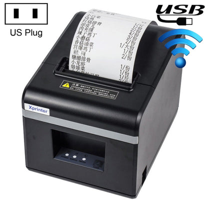 Xprinter N160II USB+WIFI Interface 80mm 160mm/s Automatic Thermal Receipt Printer, UK Plug, USB+WIFI Interface, UK Plug, USB+WIFI Interface, US Plug, USB+WIFI Interface, EU Plug