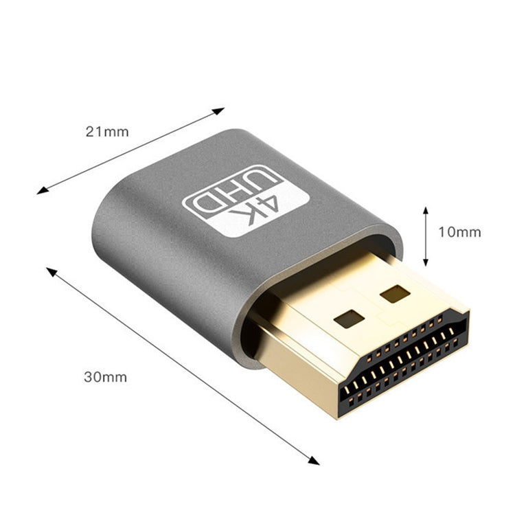 VGA Virtual Display Adapter HDMI 1.4 DDC EDID Dummy Plug Headless Display Emulator, Gold, Red, Silver, Pink, Grey