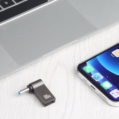 100W USB-C / Type-C Female to DC 4.5x3.0mm Male Computer Charging Adapter for HP, Type-C to DC 4.5x3.0mm