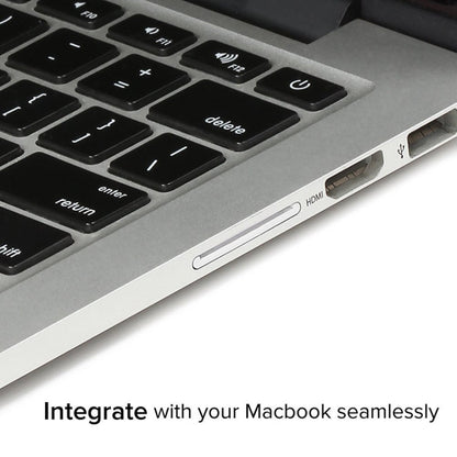 BASEQI Hidden Aluminum Alloy SD Card Case for Macbook Pro (Mid-2012) (not Retina) Laptops, For Macbook Pro Mid-2012 (not Retina)