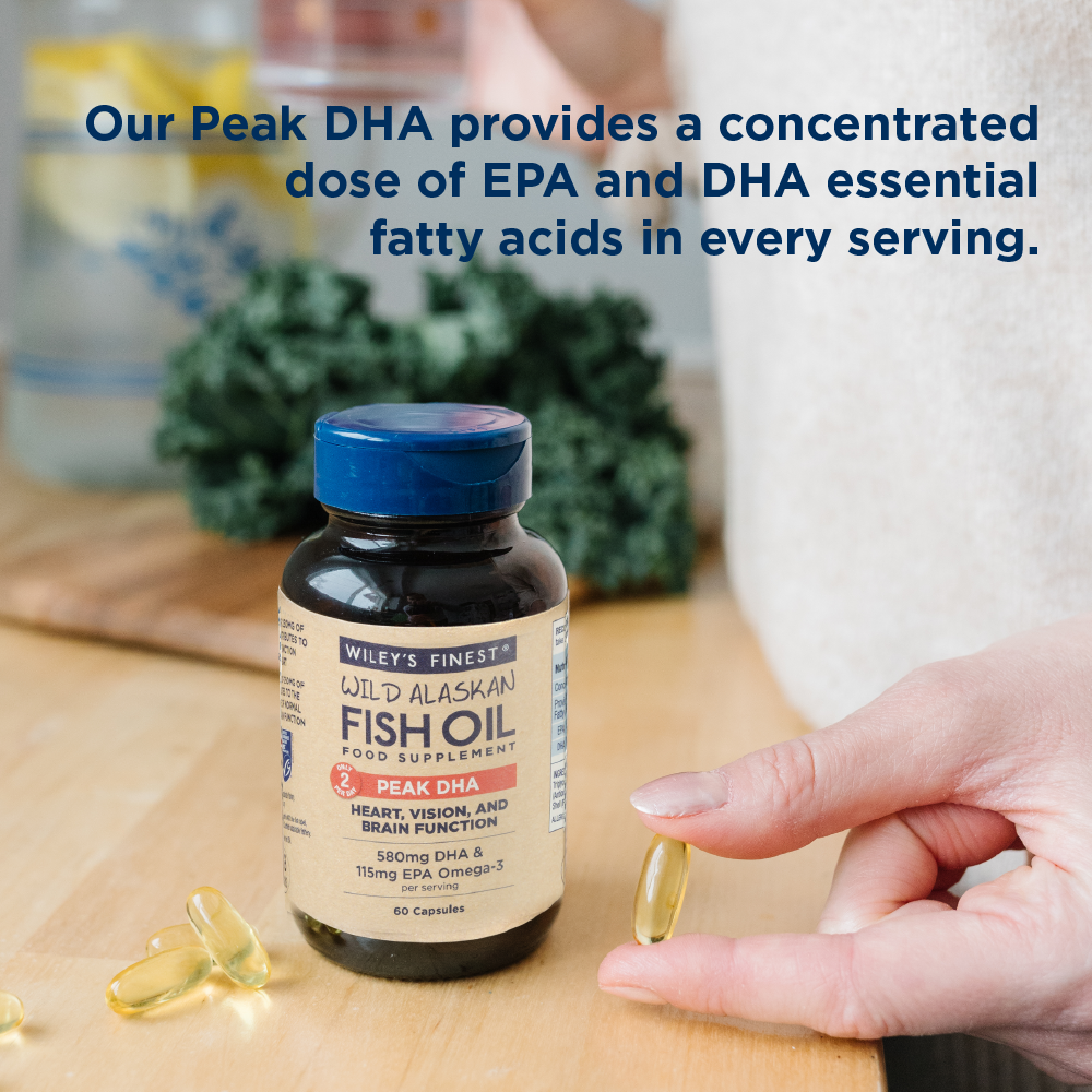 PEAK DHA Omega-3 Fish Oil Capsules