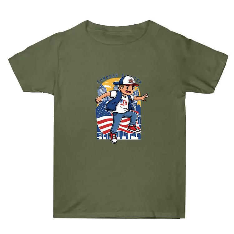 Summer Baggy Cotton Short Sleeve T-shirt Custom Made Print On Your Demand, Size: XXXL, XXXL