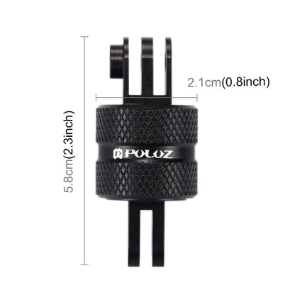 PULUZ 360 Degree Rotation CNC Swivel Pivot Extension Arm Tripod Mount for GoPro, Insta360, DJI and Other Action Cameras, Extension Adapter