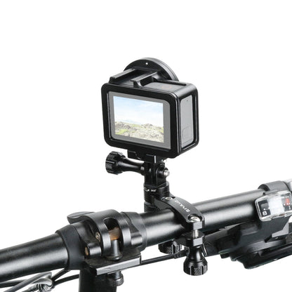 PULUZ 360 Degree Rotation Bike Aluminum Handlebar Adapter Mount with Screw for GoPro, Insta360, DJI and Other Action Cameras, Handlebar Adapter Mount 2