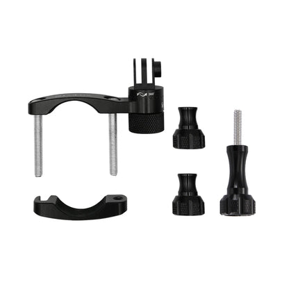 PULUZ 360 Degree Rotation Bike Aluminum Handlebar Adapter Mount with Screw for GoPro, Insta360, DJI and Other Action Cameras, Handlebar Adapter Mount 2