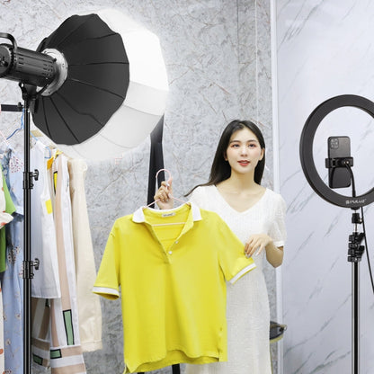 PULUZ 65cm Foldable Lantern Softbox SpeedLite Flash Light Foldable Diffuser, 65cm Softbox