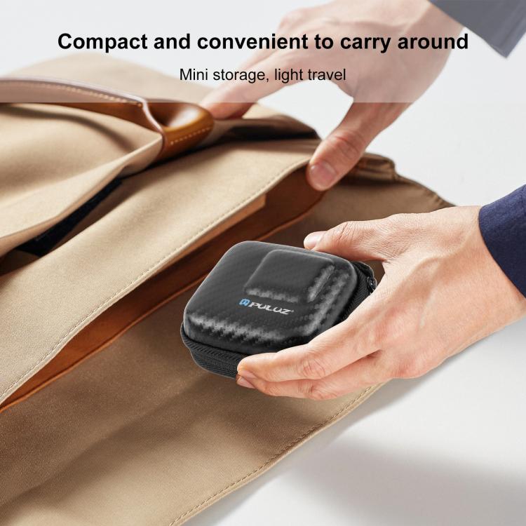 PULUZ Mini Portable Carbon Fiber Storage Bag, PULUZ For DJI OSMO Action