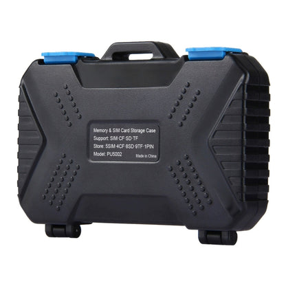 PULUZ 27 in 1 Memory Card Case for 4CF + 8SD + 9TF + 1Card PIN + 1Standard SIM + 2Micro-SIM + 2Nano-SIM, 27 in 1, 27 in 1 (US)