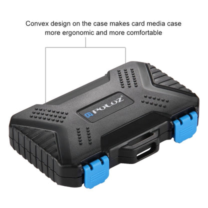 PULUZ 27 in 1 Memory Card Case for 4CF + 8SD + 9TF + 1Card PIN + 1Standard SIM + 2Micro-SIM + 2Nano-SIM, 27 in 1, 27 in 1 (US)