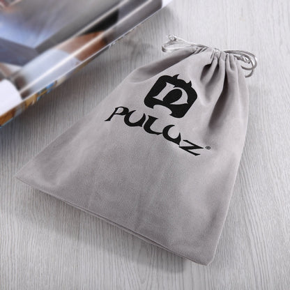 PULUZ Storage Bag with Stay Cord for GoPro, Insta360, DJI and Other Action Cameras Accessories, Flannel Bag, Size: 24.5cm x 20.5cm