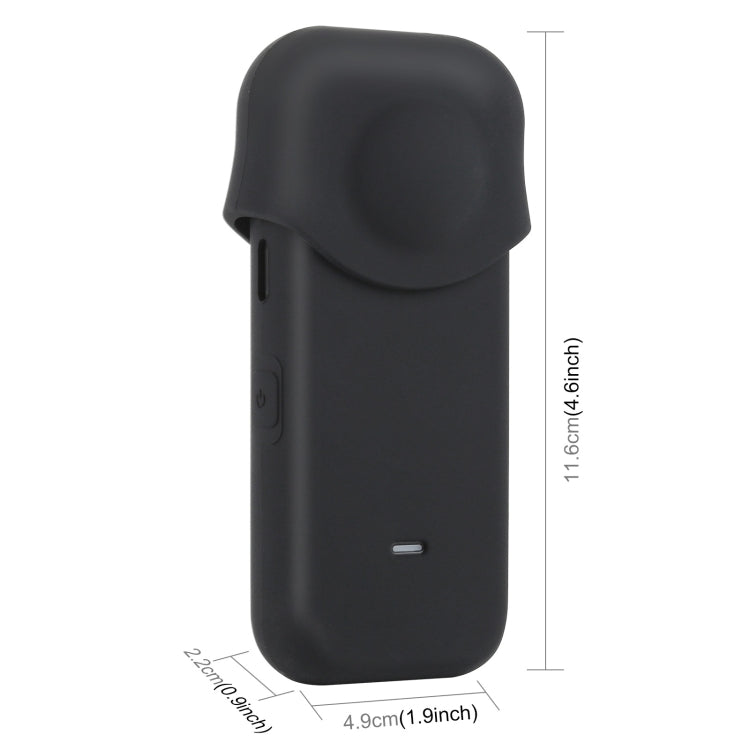 PULUZ Full Body Dust-proof Silicone Protective Case for Insta360 ONE X2, Case For Insta360 ONE X2