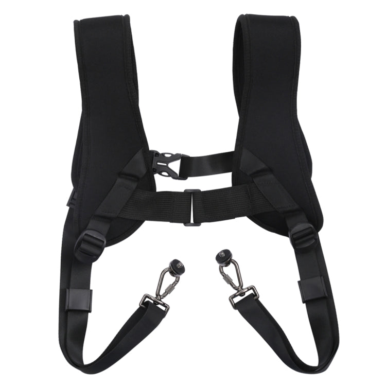 PULUZ Quick Release Double Shoulder Harness Soft Pad Decompression Foam Strap Belt for DSLR Digital Cameras, Double Shoulder