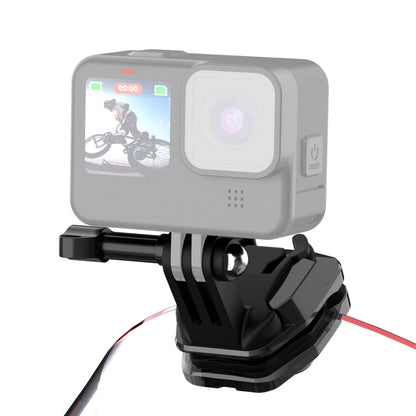PULUZ Motorcycle Windshield Action Camera Mount Clip for GoPro Hero12 Black / DJI Osmo Action 4 / Insta360 X4 / Ace Pro and Other Action Cameras, Windshield Clip I