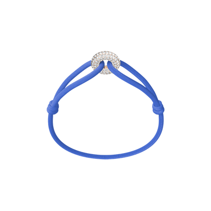 Rose Soho Pavé Cord Bracelet