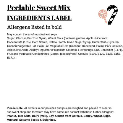 Peelable Sweet Mix