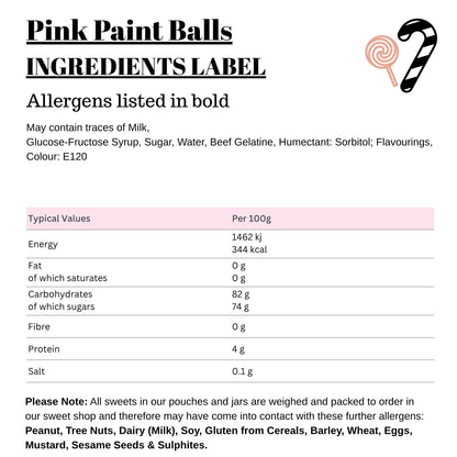 Pink Paint Balls