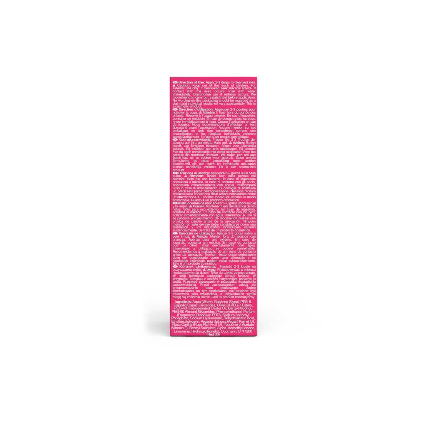 Moroccan Rose Facial Oil with Hyaluronic Acid & Vitamin C