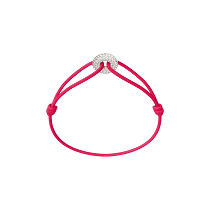 Mini Rose Soho Pavé Cord Bracelet
