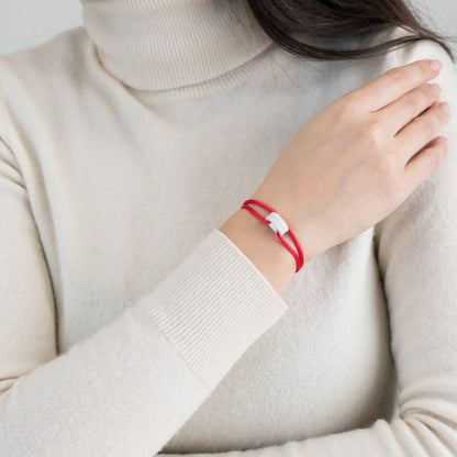 Snow Regent Cord Bracelet