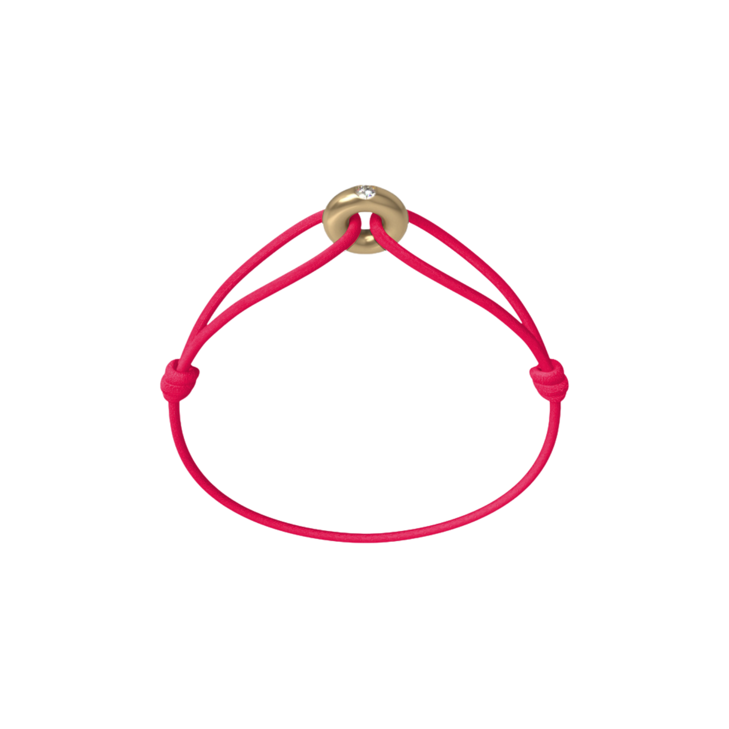 Mini Golden Soho Diamond Cord Bracelet