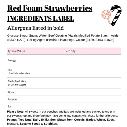 Red Foam Strawberries