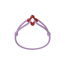 Red Clover Cord Bracelet