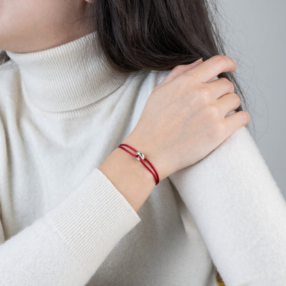 Mini Silver Soho Cord Bracelet