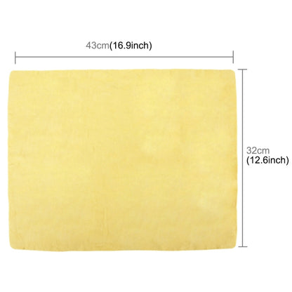 KANEED Synthetic Chamois Drying Towel Super Absorbent PVA Shammy Cloth for Fast Drying of Car, Size: 43 x 32 x 0.2cm, Drying Towel Super Absorbent PVA Shammy Cloth