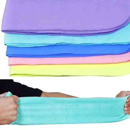KANEED Super Absorption Clean Cham PVA Synthetic Chamois Car Wash Towel, Random Color Delivery, Wash Towel